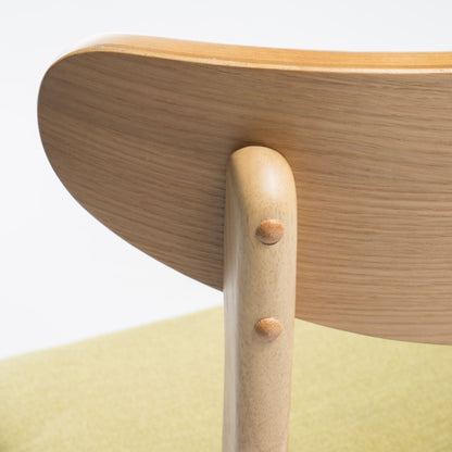 Chaises de salle à manger Abrielle en bois d'hévéa, style moderne du milieu du siècle (lot de 2), par Christopher Knight Home