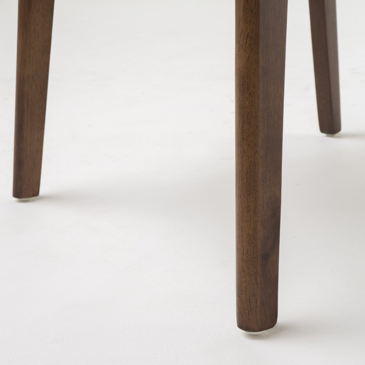 Chaises de salle à manger Abrielle en bois d'hévéa, style moderne du milieu du siècle (lot de 2), par Christopher Knight Home