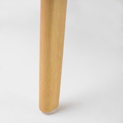 Chaises de salle à manger Abrielle en bois d'hévéa, style moderne du milieu du siècle (lot de 2), par Christopher Knight Home