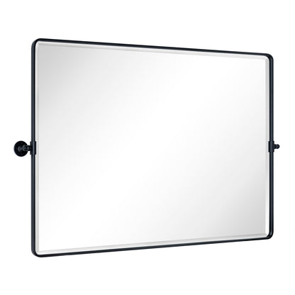 Miroir de salle de bain/coiffeuse horizontal biseauté TEHOME Lutalo