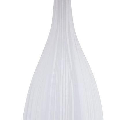 Ensemble de 2 lampes de table standard en porcelaine blanche (31)