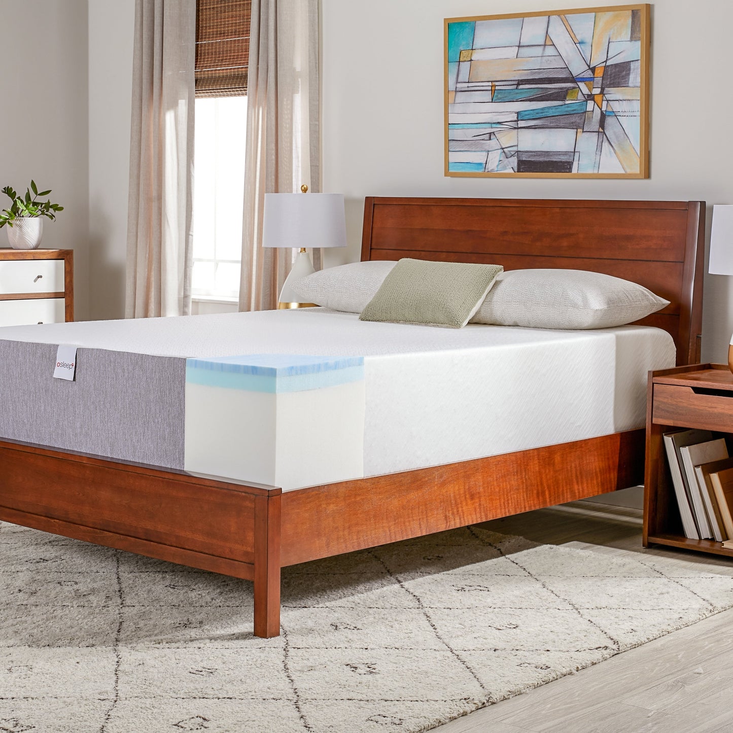 Matelas Select Luxury de 14 pouces en mousse à mémoire de forme et gel mi-ferme