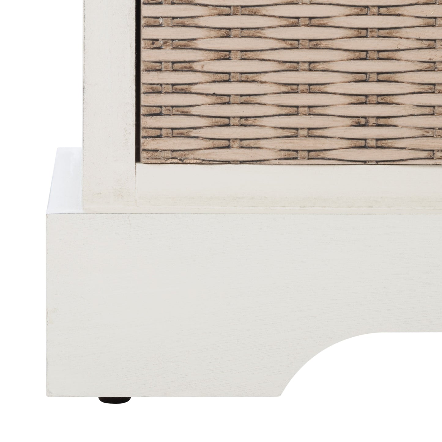 Banc de rangement SAFAVIEH Fiorello à 3 tiroirs avec coussin - 120 cm (L) x 38 cm (l) x 48 cm (H)