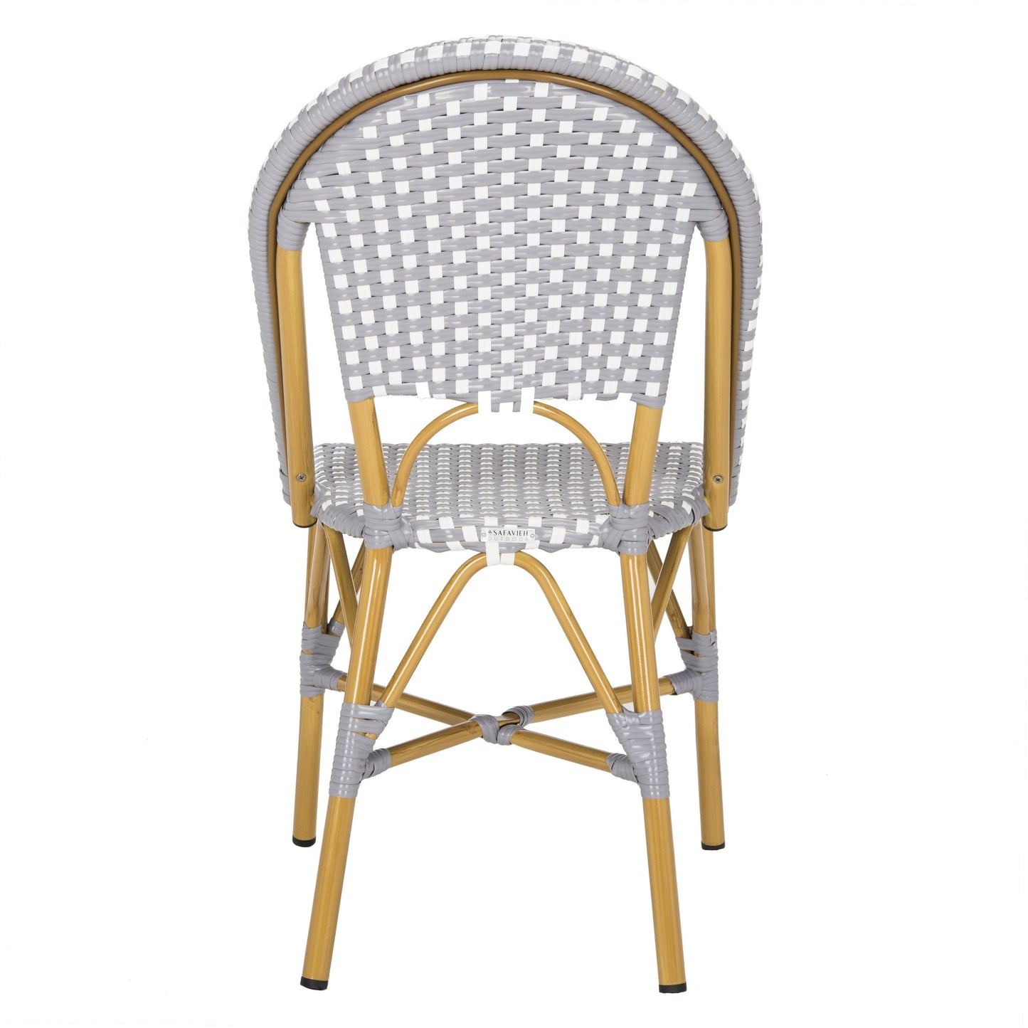 Chaises de salle à manger empilables SAFAVIEH Marolyn (lot de 2) - 45,7 cm (L) x 55,9 cm (P) x 88,9 cm (H)