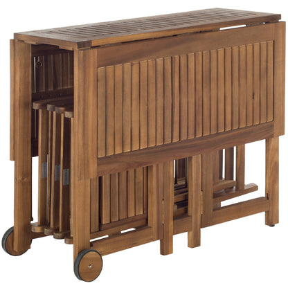 Ensemble de salle à manger d'extérieur SAFAVIEH Brandy 5 pièces - 43 po L x 35 po P x 29 po H