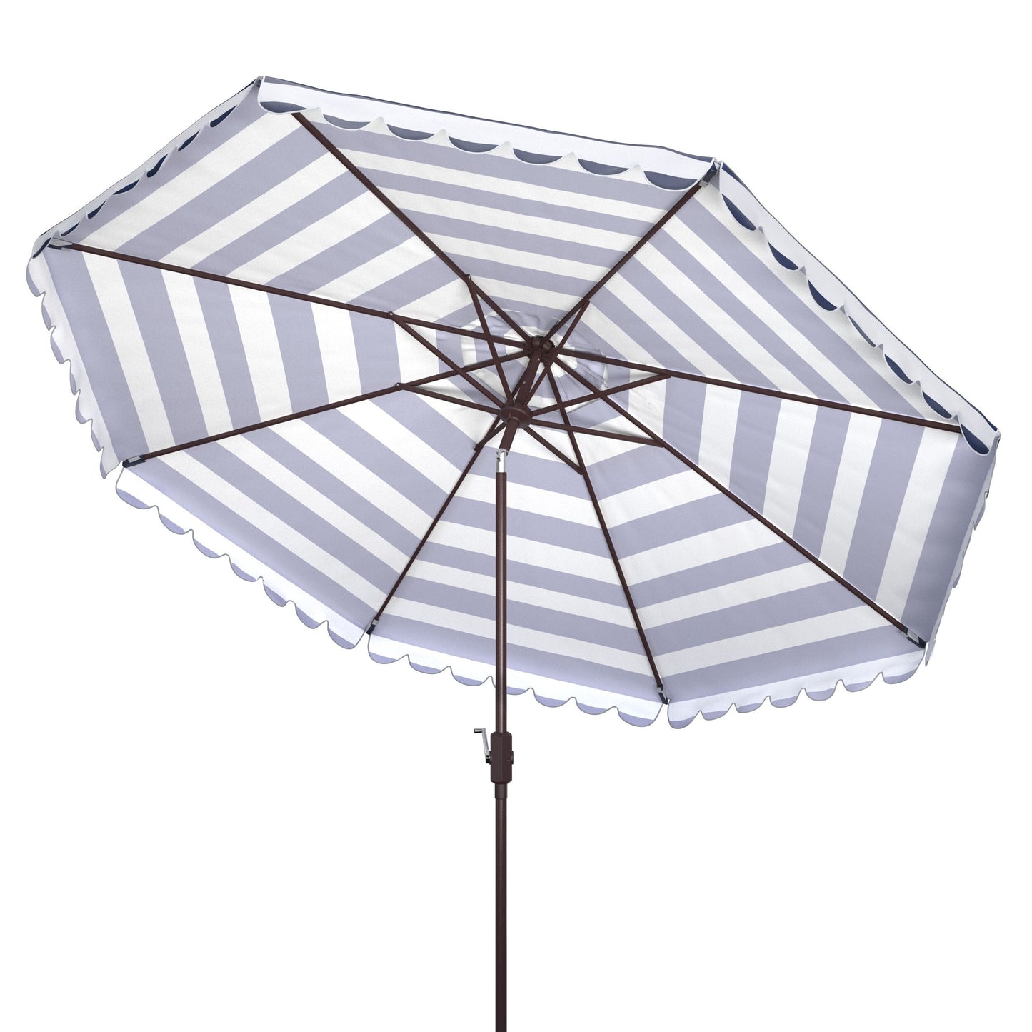 Parasol rond à manivelle SAFAVIEH Outdoor Jaylee de 3,35 m