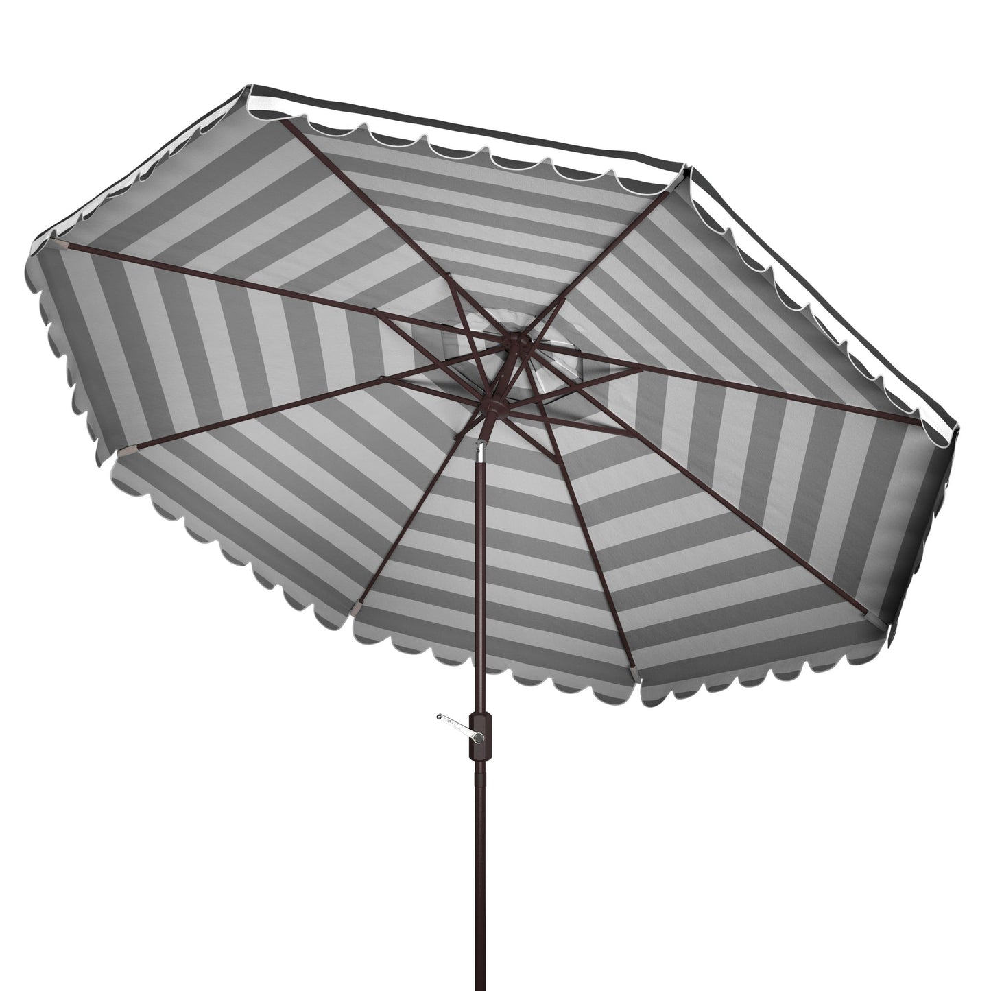Parasol rond à manivelle SAFAVIEH Outdoor Jaylee de 3,35 m