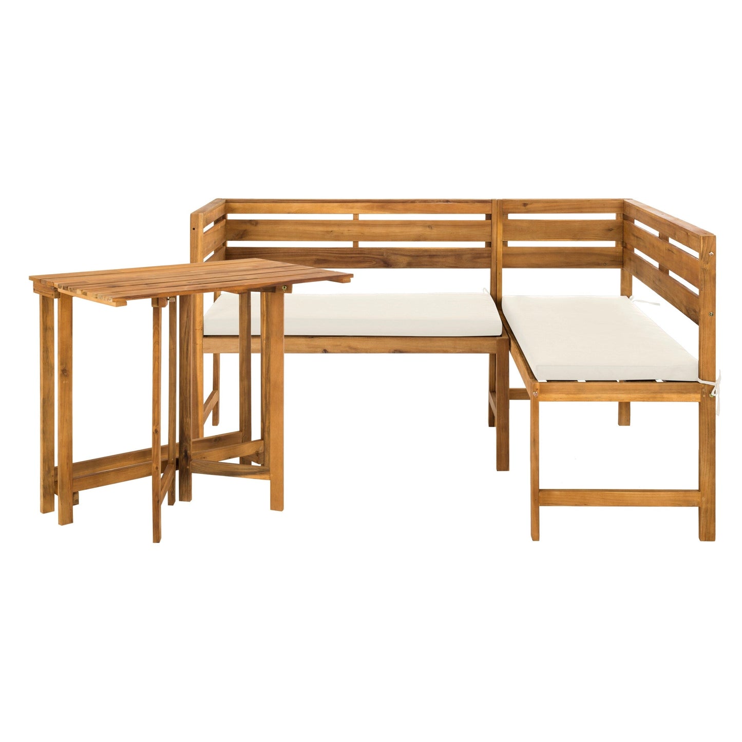 Ensemble de salon d'angle de balcon 3 pièces SAFAVIEH Outdoor Kenna - 39 po L x 19 po P x 33 po H