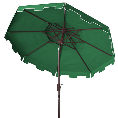 Parasol de marché double toit SAFAVIEH Outdoor Livia de 2,74 m (9 pi), base non incluse