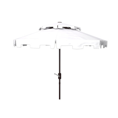 Parasol de marché double toit SAFAVIEH Outdoor Livia de 2,74 m (9 pi), base non incluse