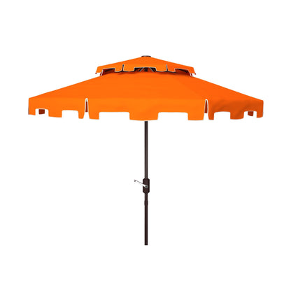 Parasol de marché double toit SAFAVIEH Outdoor Livia de 2,74 m (9 pi), base non incluse