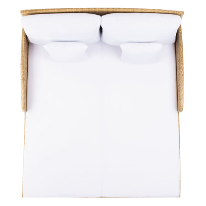 Lit de jour d'extérieur SAFAVIEH Taniyah en osier avec oreiller et coussins - 53 cm (L) x 28 cm (P) x 62 cm (H)