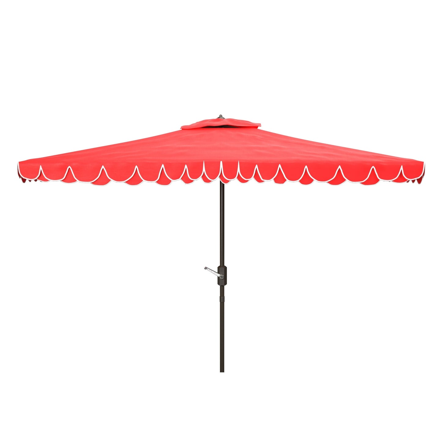 Parasol rectangulaire d'extérieur SAFAVIEH Zariah 6'x10' avec lambrequin