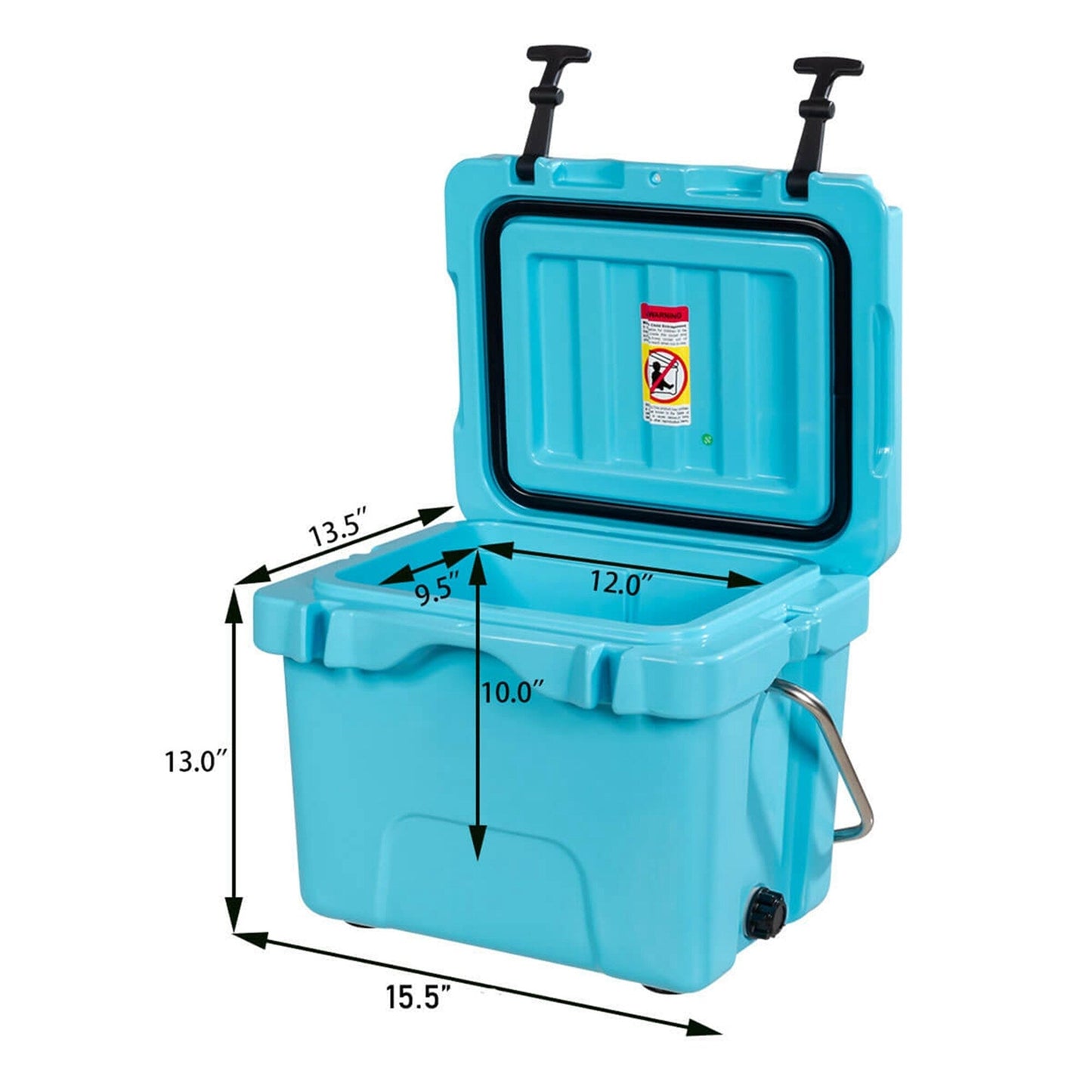 Glacière portable SKTAKOL 16 pintes (15 litres) étanche, capacité 24 canettes de glace - Voir les détails