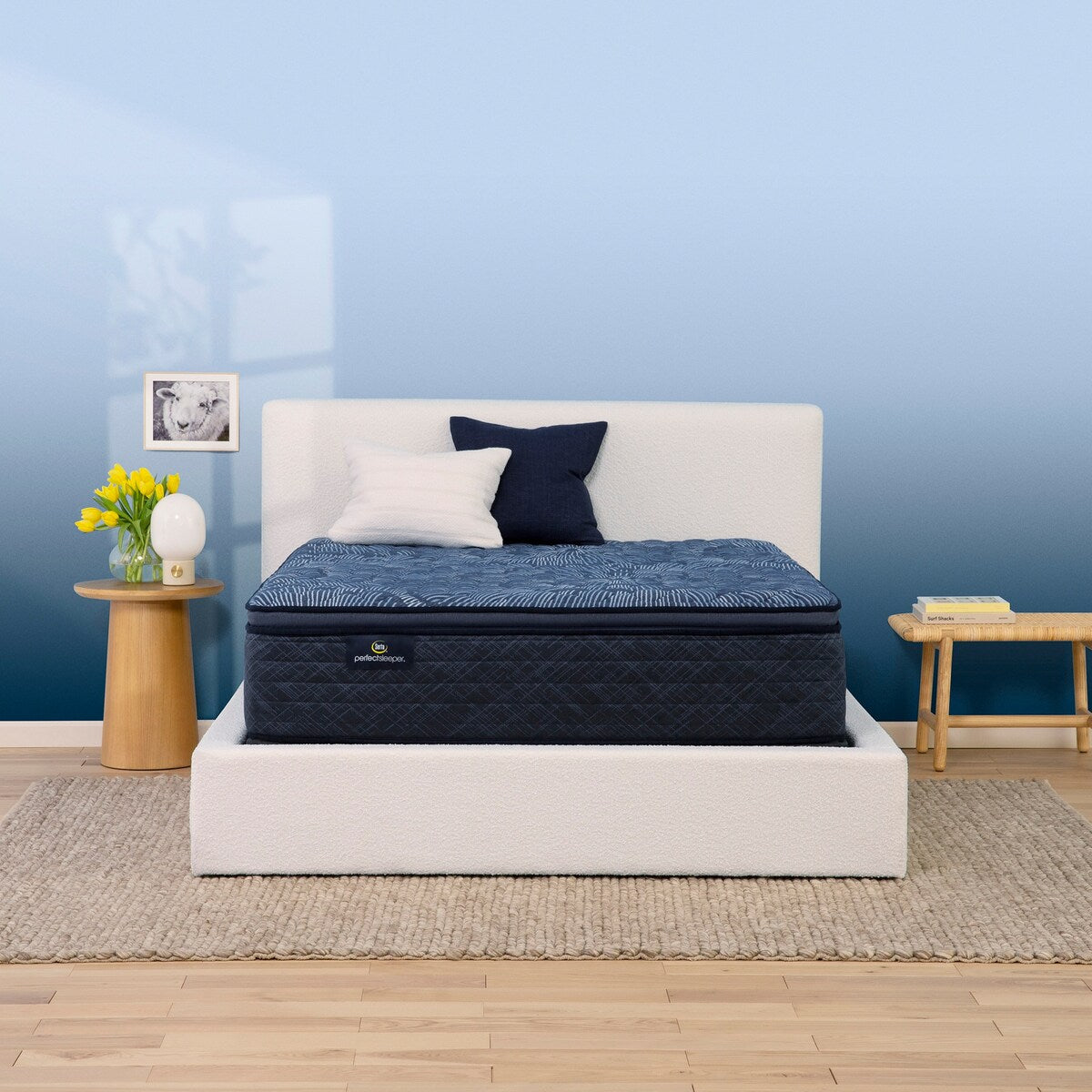 Matelas Serta Perfect Sleeper Oasis Sleep 14.5 Ferme à plateau-coussin
