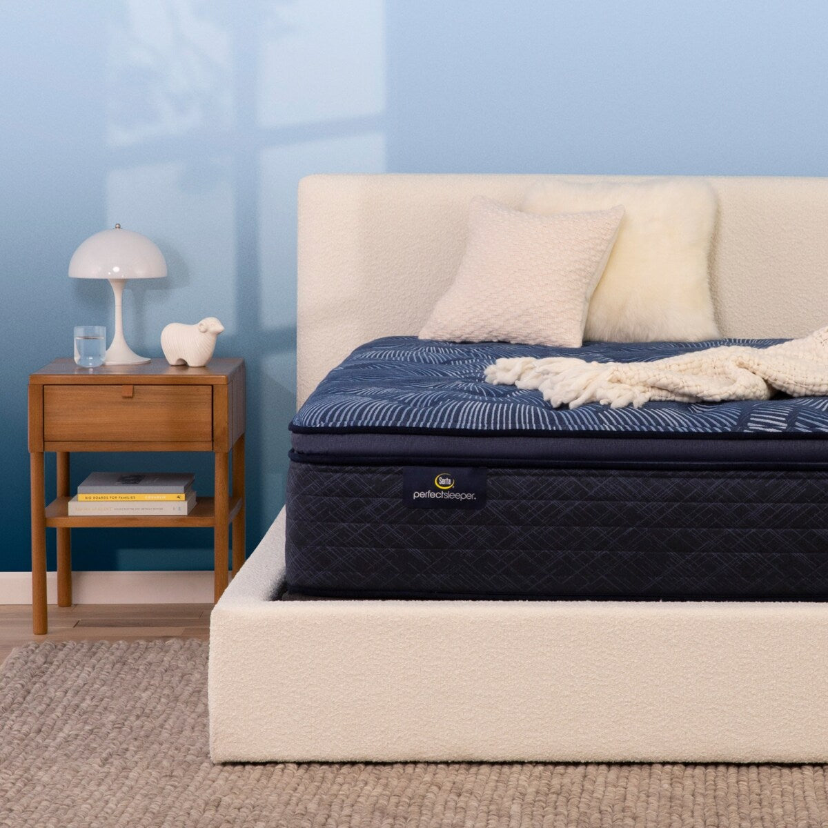 Matelas Serta Perfect Sleeper Oasis Sleep 15 à plateau-coussin moelleux