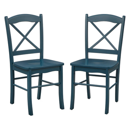Chaises de salle à manger style cottage champêtre (lot de 2)