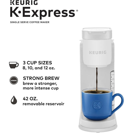 Cafetière à dosettes K-Cup individuelles, 3 tailles d'infusion, café corsé, réservoir de 1,25 L, pierre chaude