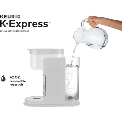 Cafetière à dosettes K-Cup individuelles, 3 tailles d'infusion, café corsé, réservoir de 1,25 L, pierre chaude