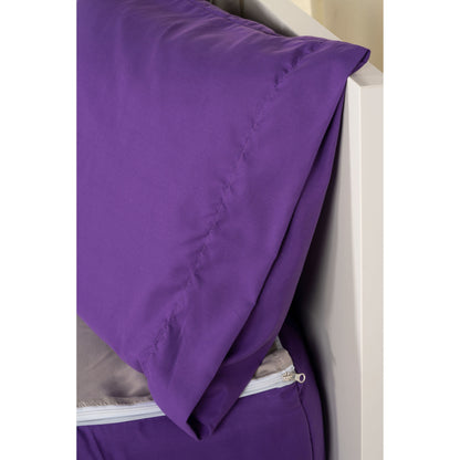 Ensemble de literie de luxe Siscovers Purple Bunkie avec fermeture éclair