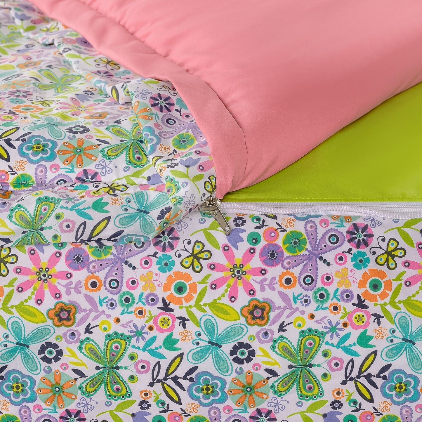 Ensemble de literie de luxe à fermeture éclair pour lit superposé Quiet Garden Bunkie de Siscovers