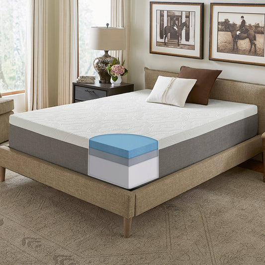 Matelas en mousse à mémoire de forme Slumber Solutions Signature 14 po NRGel