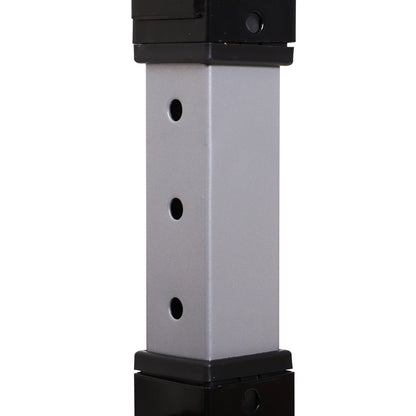 Support à haltères/banc de développé couché Soozier Steel en acier, réglable en hauteur, en 2 parties - Non applicable