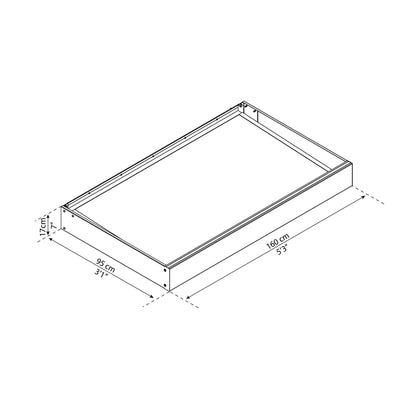 Auvent de porte et fenêtre Sophia 3 pi Gris Transparent