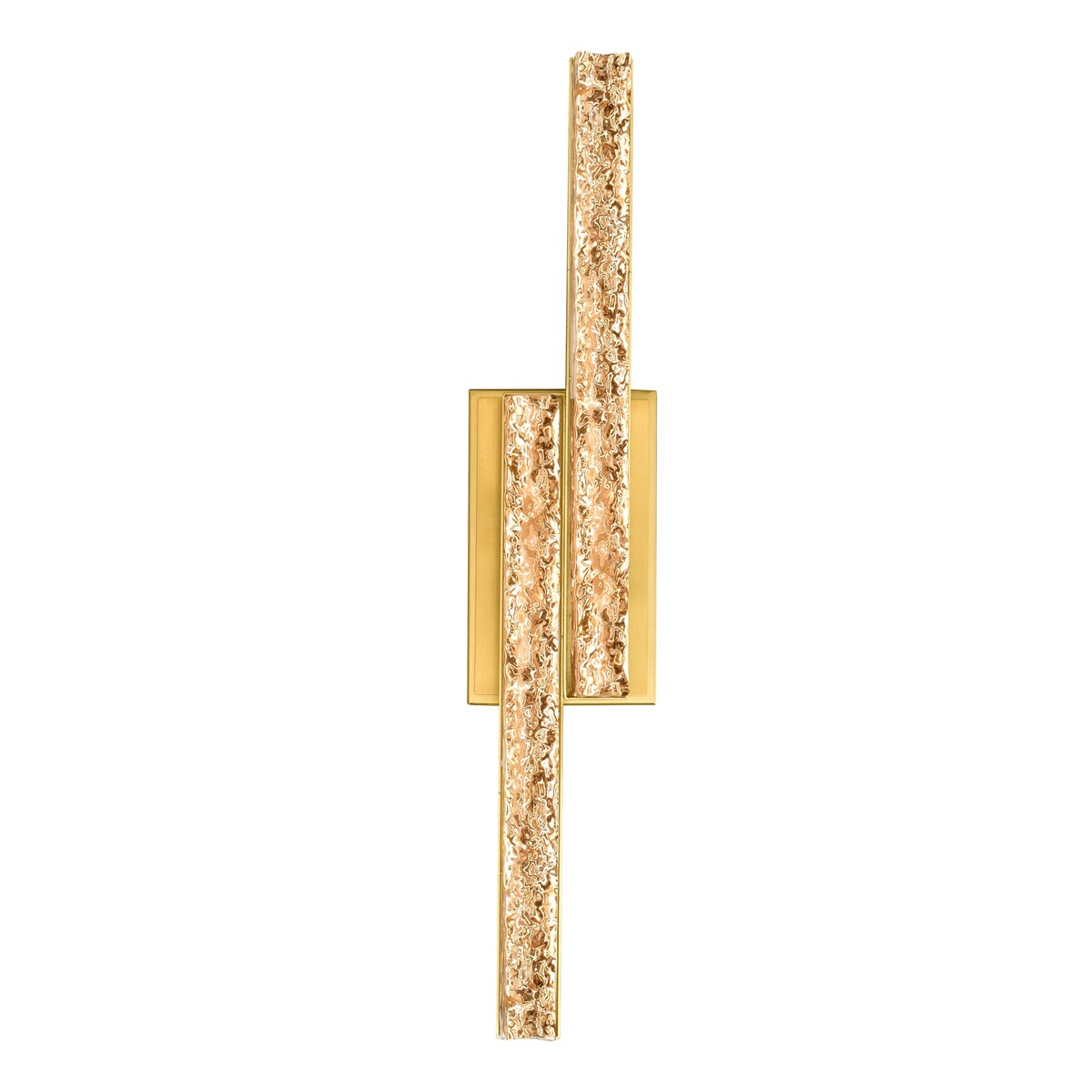 Éclairage de salle de bain en laiton à LED intégré décalé