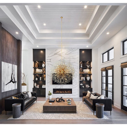 Lustre Starburst 47 de large, luminaire en cristal