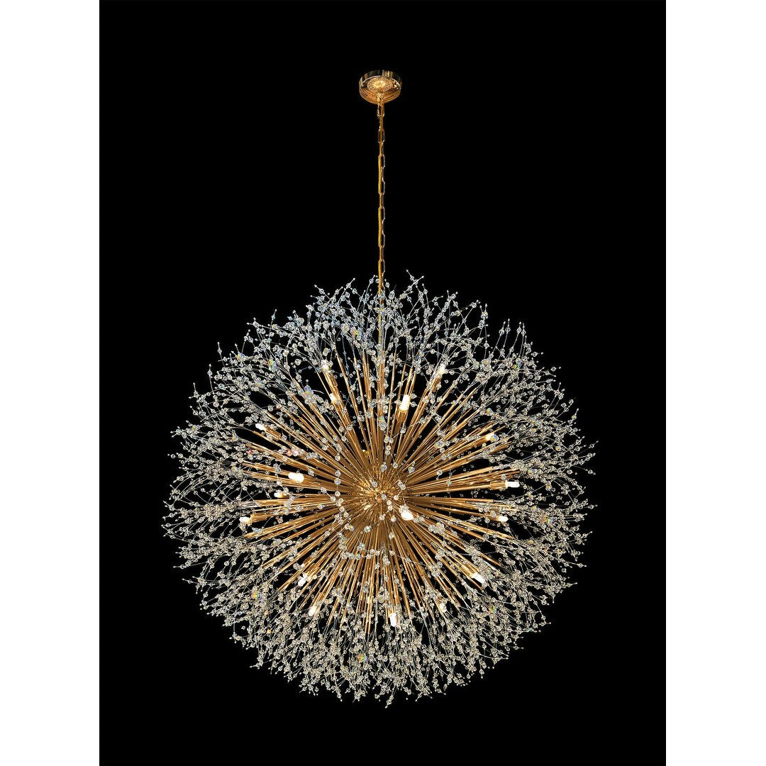 Lustre Starburst 47 de large, luminaire en cristal
