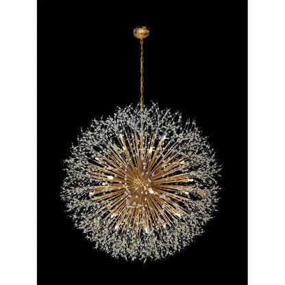 Lustre Starburst 47 de large, luminaire en cristal