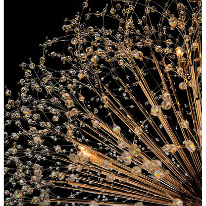 Lustre Starburst 47 de large, luminaire en cristal