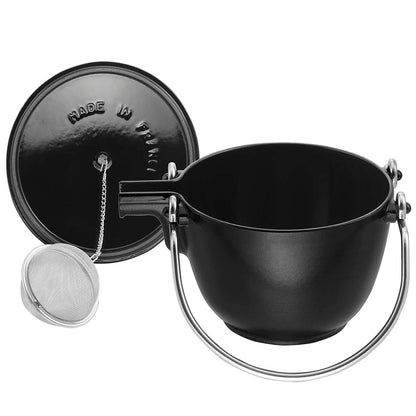 Bouilloire ronde en fonte STAUB de 1 litre