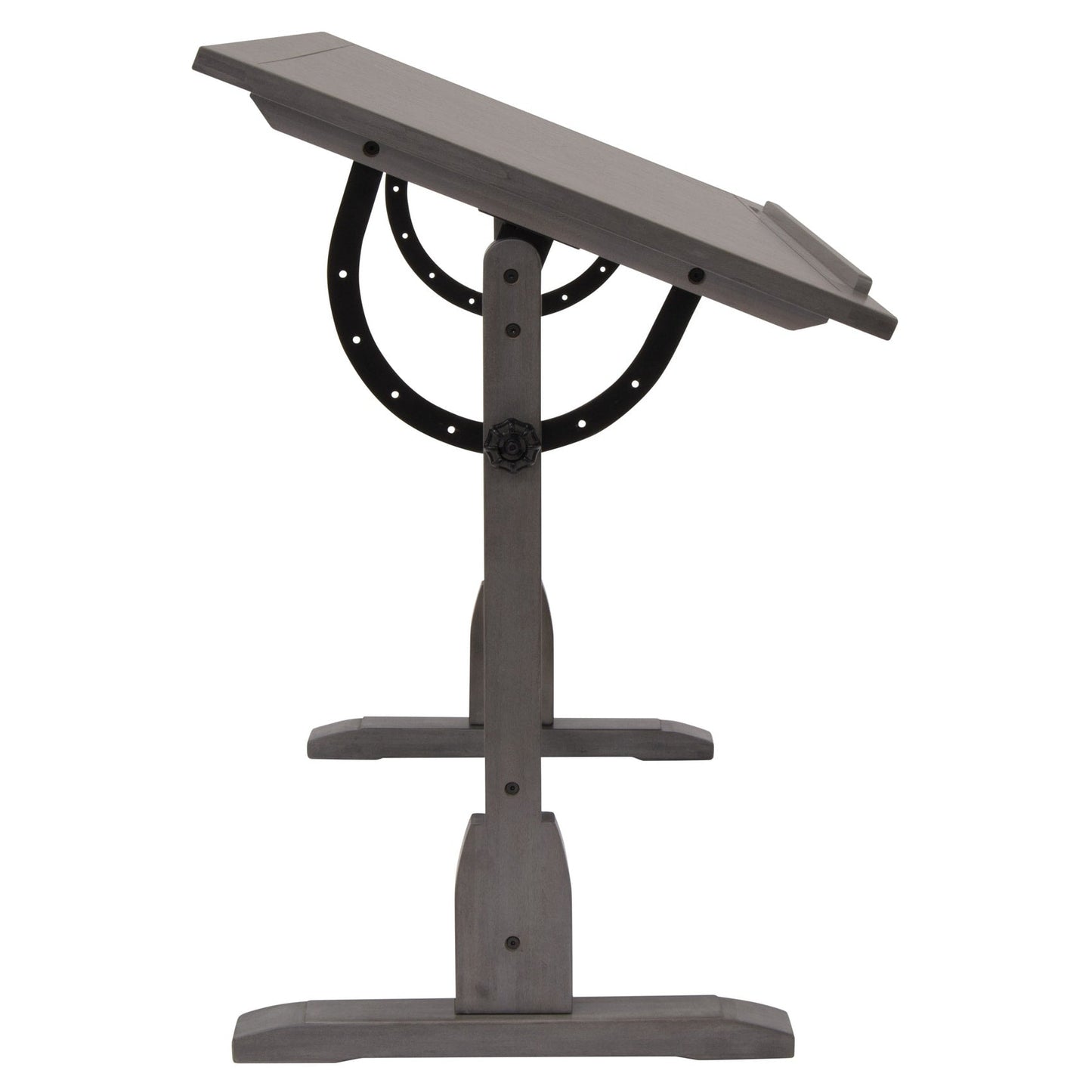 Table à dessin Studio Designs de 91 cm (36 pouces) en bois vintage avec plateau inclinable pour le dessin