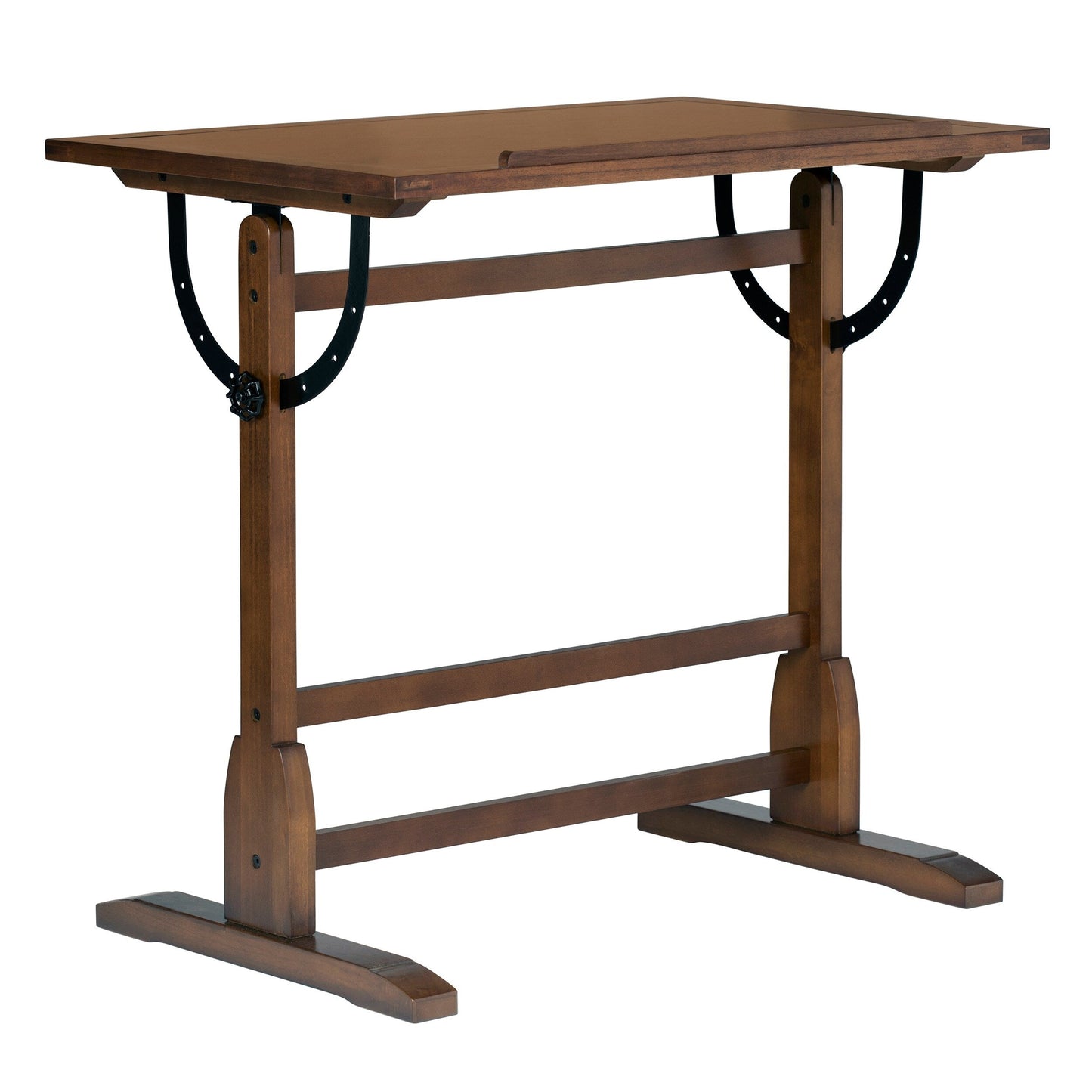 Table à dessin Studio Designs de 91 cm (36 pouces) en bois vintage avec plateau inclinable pour le dessin