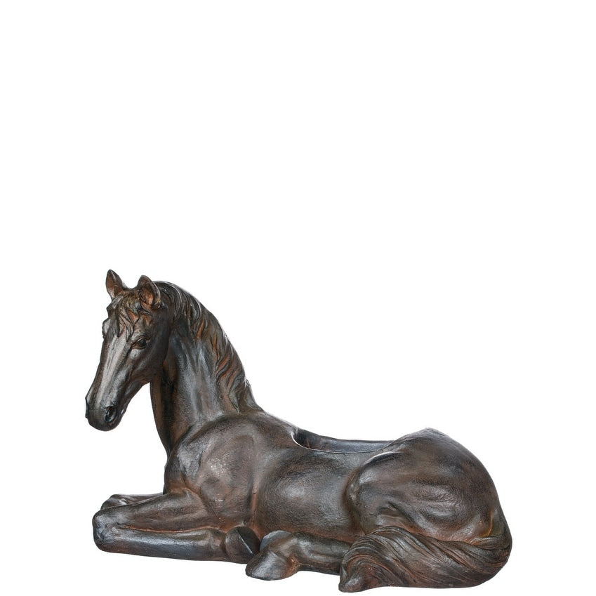 Vase Cheval Sullivans 16H Bronze - 24L x 14l x 16H