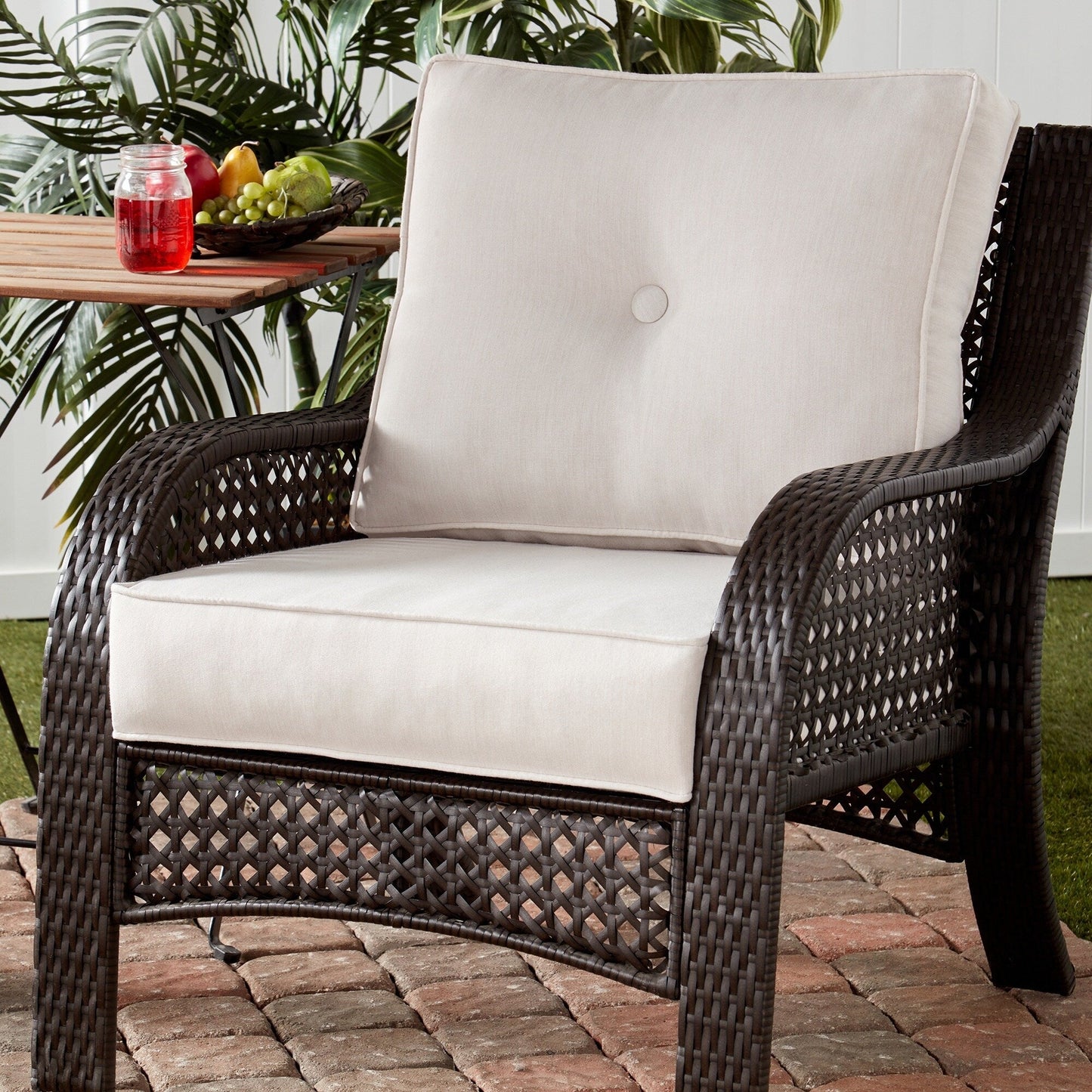 Ensemble de 2 coussins d'extérieur Sunbrella Premium pour siège profond