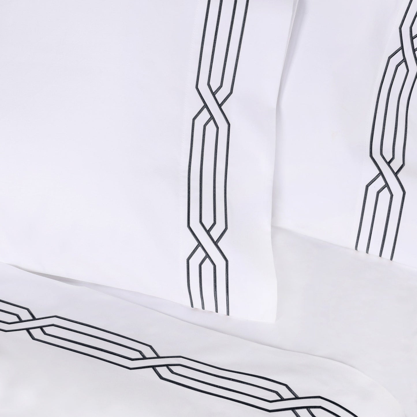 Ensemble de draps unis écologiques en coton égyptien de qualité supérieure, 1200 fils/cm²