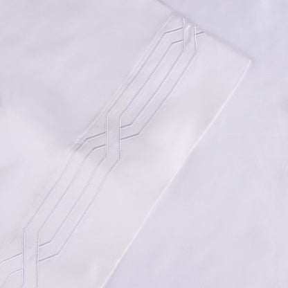 Ensemble de draps unis écologiques en coton égyptien de qualité supérieure, 1200 fils/cm²