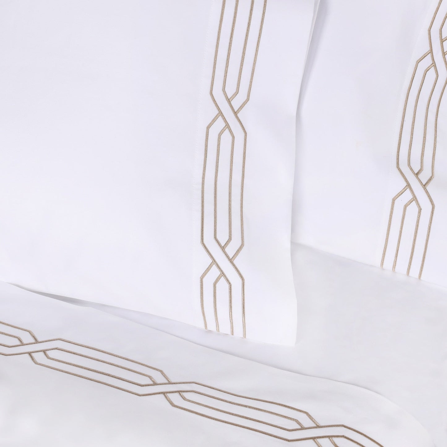 Ensemble de draps unis écologiques en coton égyptien de qualité supérieure, 1200 fils/cm²