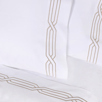 Ensemble de draps unis écologiques en coton égyptien de qualité supérieure, 1200 fils/cm²