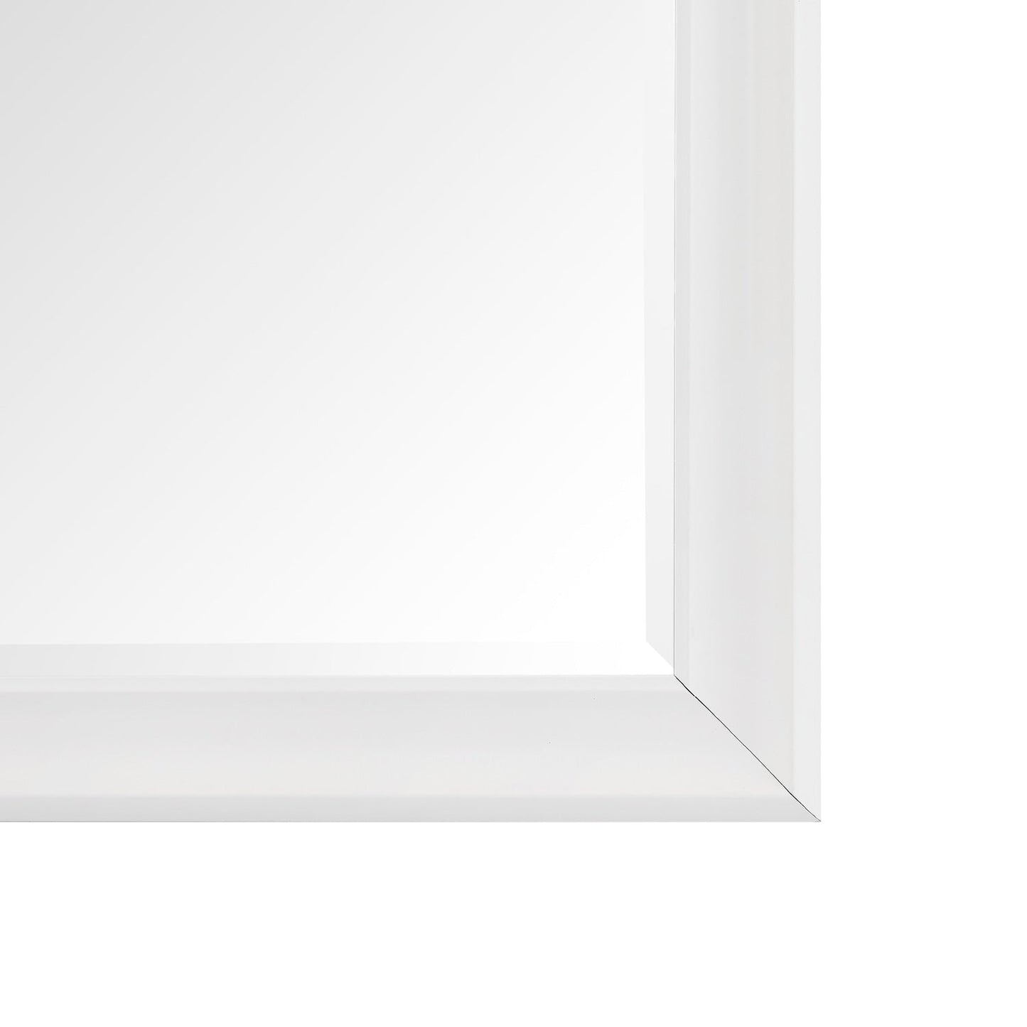 Miroir haut, miroir surdimensionné, cadre lisse en imitation bois, miroir rectangulaire mural