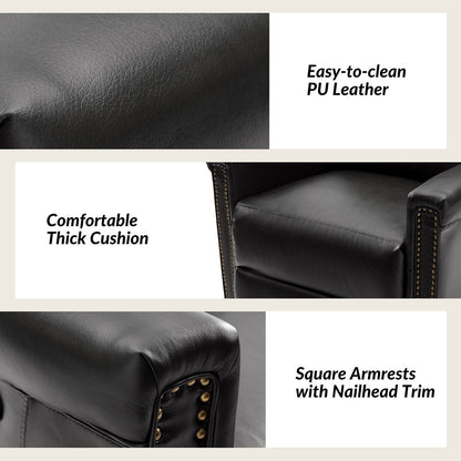 Ensemble de 2 fauteuils inclinables électriques pivotants et à bascule Tobias de style traditionnel par HULALA HOME