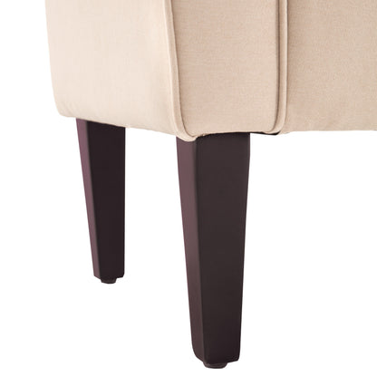 Banc de rangement rembourré avec accoudoirs, banc d'entrée avec couvercle capitonné rabattable, 128 cm (50,4 pouces).