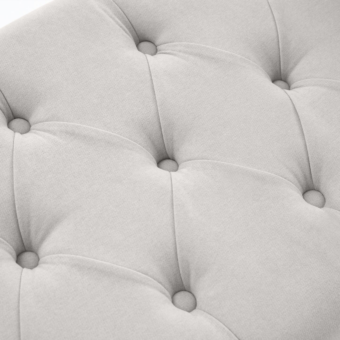 Banc de rangement rembourré avec accoudoirs, banc d'entrée avec couvercle capitonné rabattable, 128 cm (50,4 pouces).