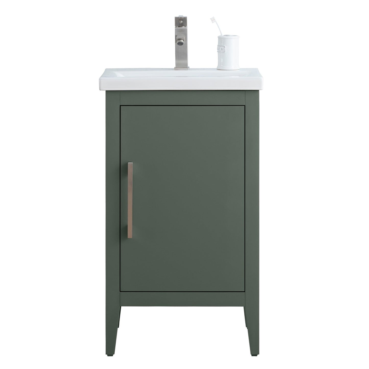 Meuble-lavabo simple vasque Vanity Art 20, 24 ou 30 pouces avec plan de travail en céramique