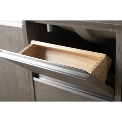 Meuble-lavabo Vanity Art avec vasque en céramique et plan de travail en marbre reconstitué