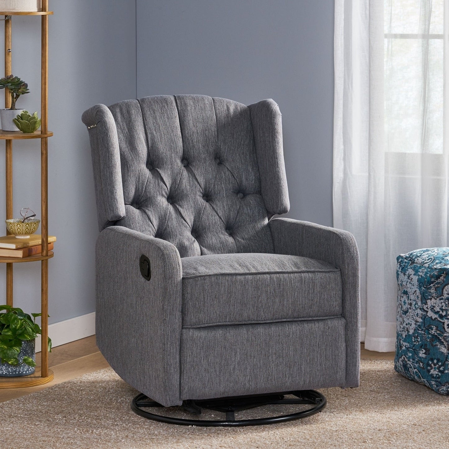 Fauteuil inclinable manuel polyvalent au design intemporel