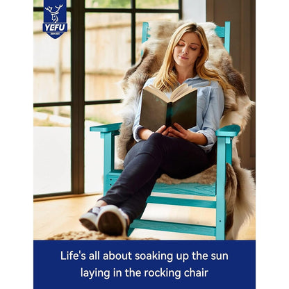 Fauteuil à bascule d'extérieur WINSOON tout temps, lot de 2